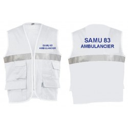 Gilet d'intervention SAMU-SMUR-AMBULANCIERRef : G15 Gilet d'interve...