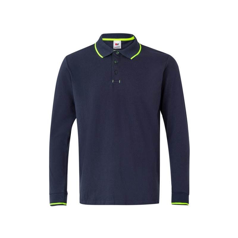 Polo ambulancier homme liseré ML 180g C/P - DEV-105515